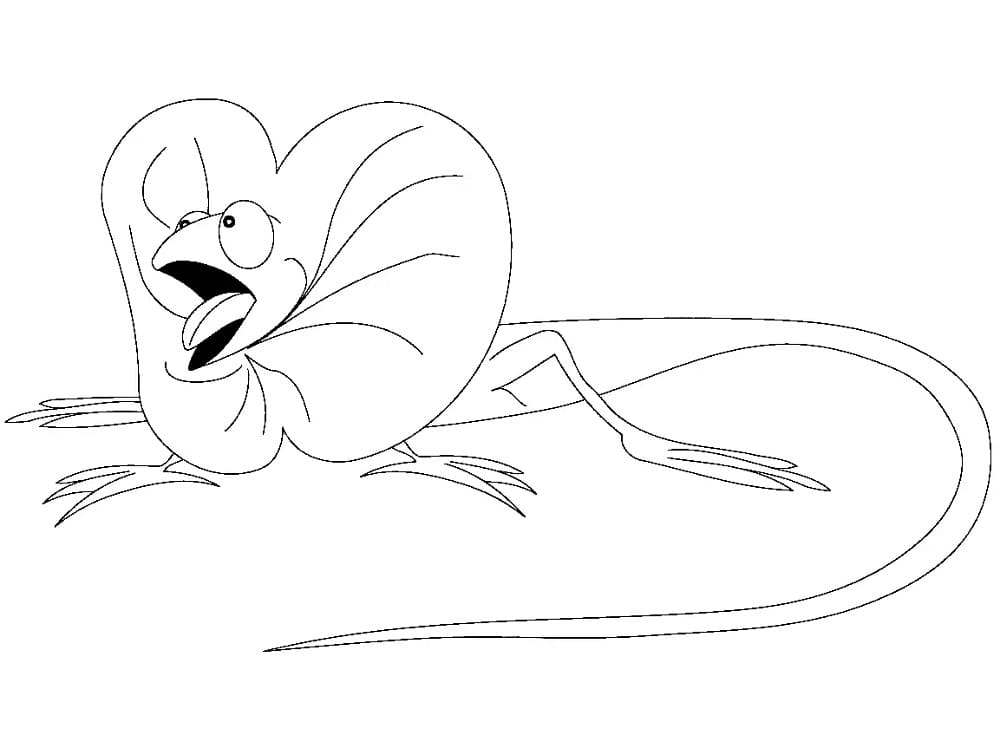 Dibujo para colorear: Lagarto (Animales) #179653 - Dibujos para Colorear e Imprimir Gratis