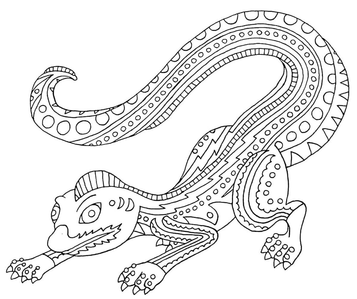 Dibujo gratuito Lagarto #217857 de la coleccion Animales para imprimir