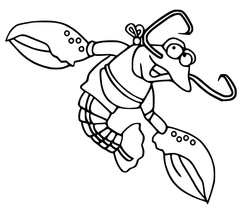 Dibujo para colorear: Langosta (Animales) #186716 - Dibujos para Colorear e Imprimir Gratis