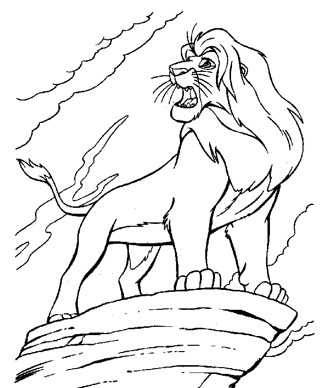 Dibujo para colorear: León (Animales) #10260 - Dibujos para Colorear e Imprimir Gratis