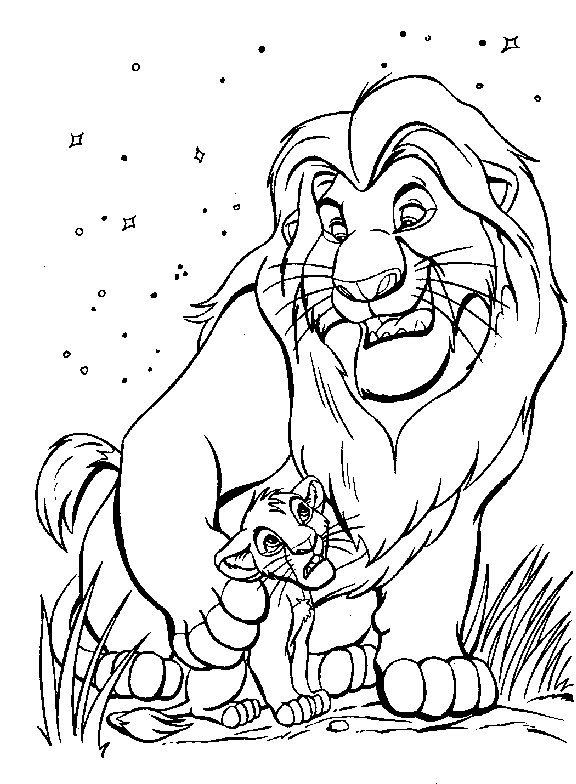 Dibujo para colorear: León (Animales) #10262 - Dibujos para Colorear e Imprimir Gratis