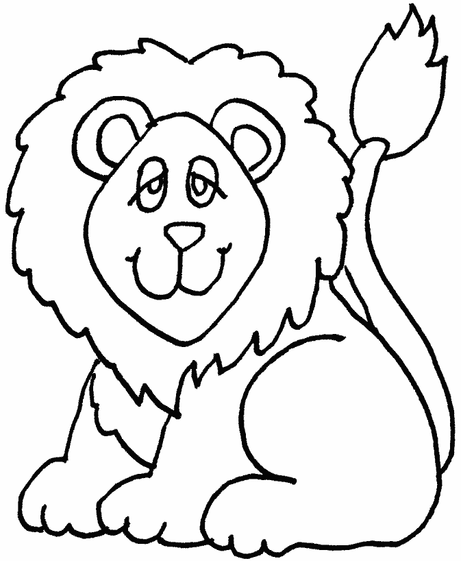 Dibujo para colorear: León (Animales) #10265 - Dibujos para Colorear e Imprimir Gratis