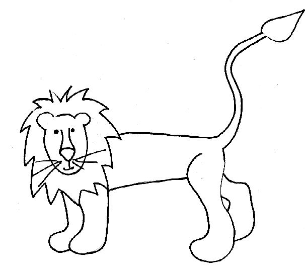 Dibujo para colorear: León (Animales) #10290 - Dibujos para Colorear e Imprimir Gratis