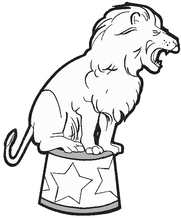 Dibujo para colorear: León (Animales) #10320 - Dibujos para Colorear e Imprimir Gratis