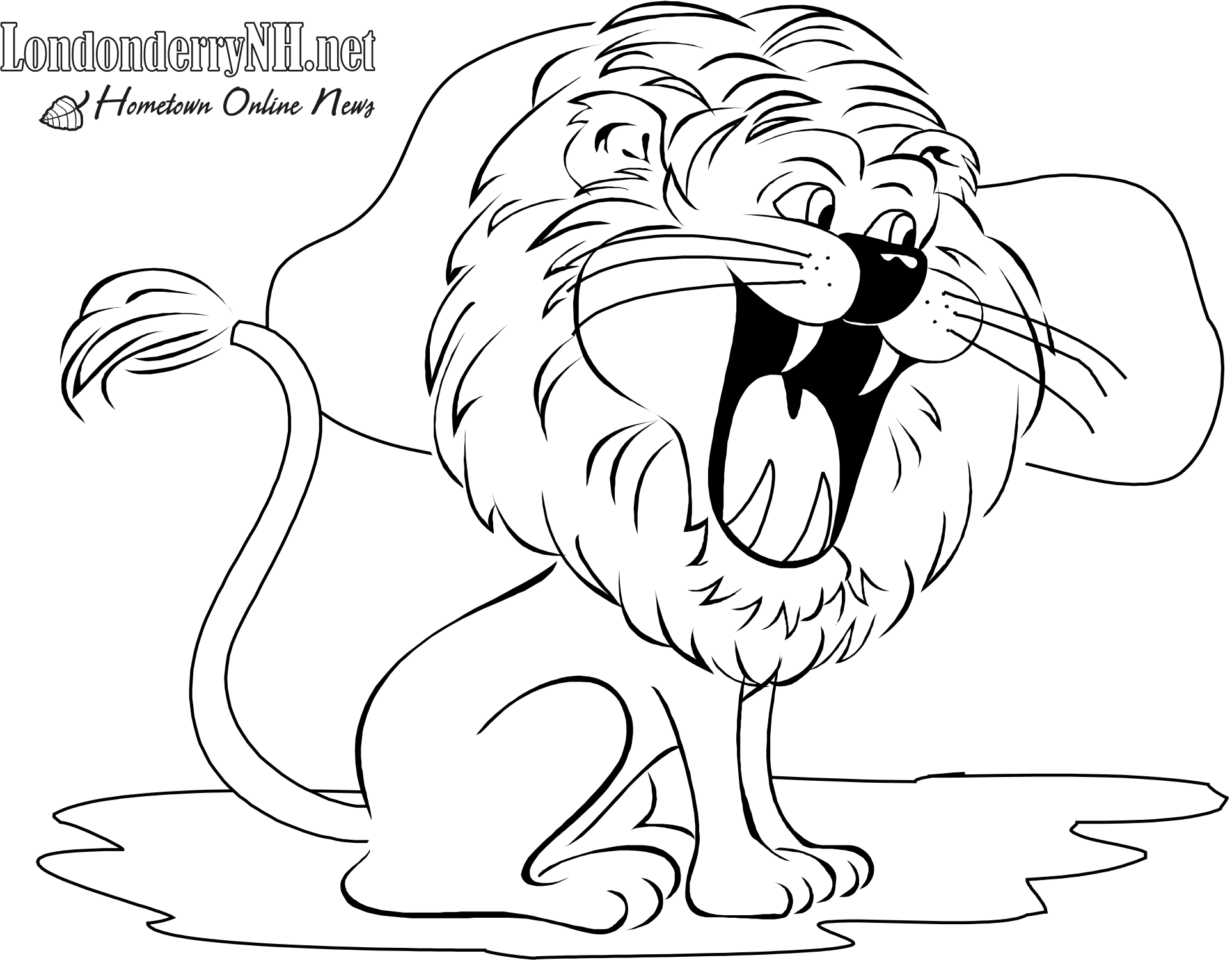 Dibujo para colorear: León (Animales) #10323 - Dibujos para Colorear e Imprimir Gratis