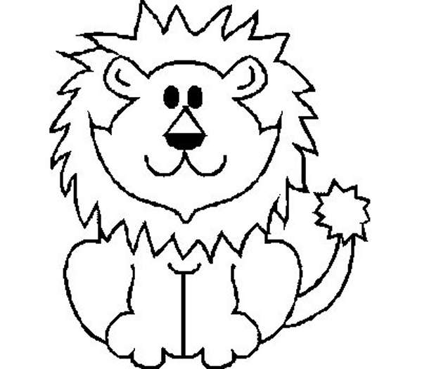 Dibujo para colorear: León (Animales) #10324 - Dibujos para Colorear e Imprimir Gratis