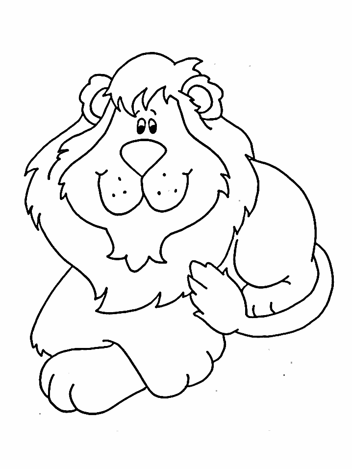 Dibujo para colorear: León (Animales) #10333 - Dibujos para Colorear e Imprimir Gratis