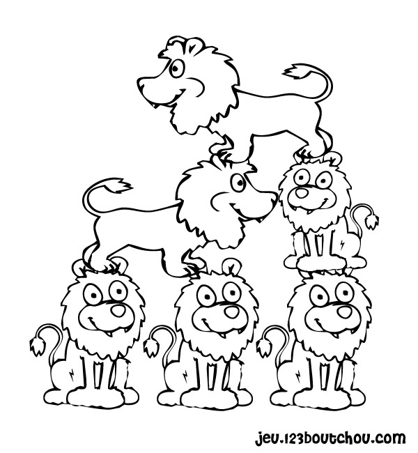 Dibujos de León #10336 (Animales) para colorear y pintar – Páginas para  imprimir