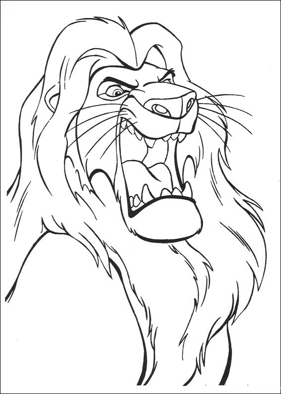 Dibujo para colorear: León (Animales) #10343 - Dibujos para Colorear e Imprimir Gratis