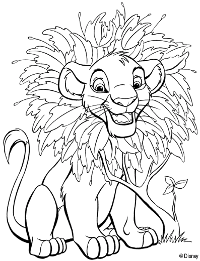 Dibujo para colorear: León (Animales) #10397 - Dibujos para Colorear e Imprimir Gratis