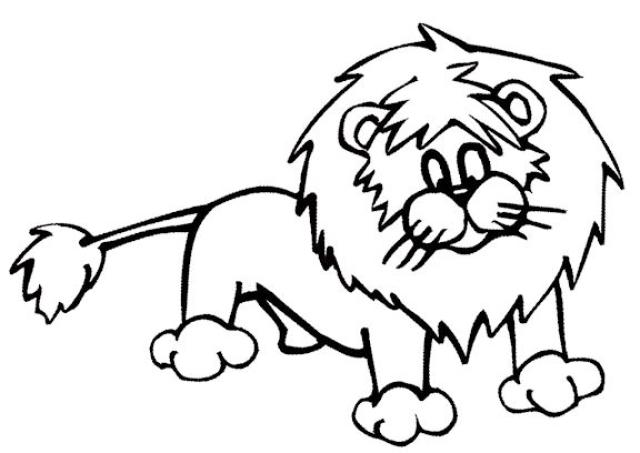 Dibujo para colorear: León (Animales) #10424 - Dibujos para Colorear e Imprimir Gratis