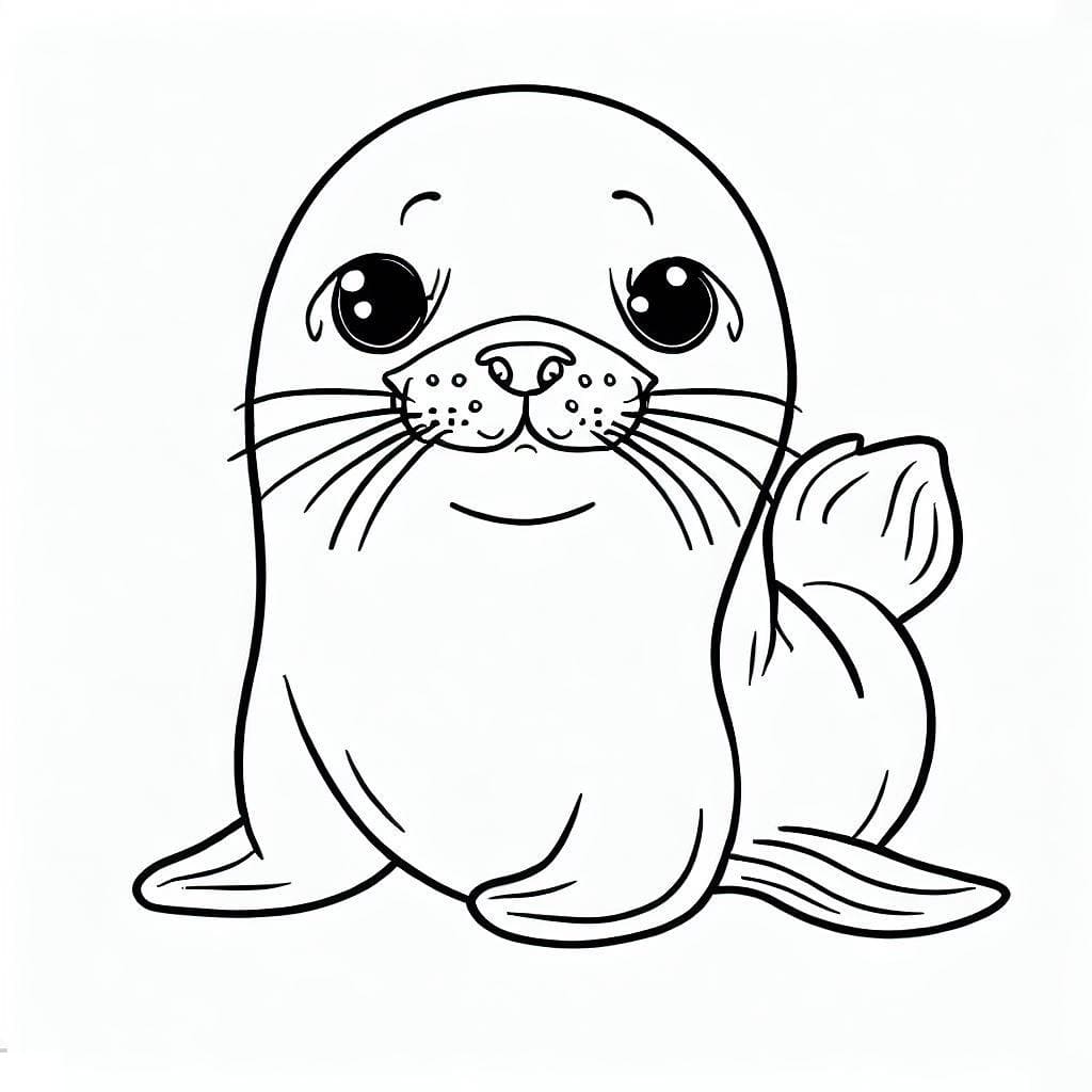 Dibujo gratuito León Marino #192520 de la coleccion Animales para imprimir