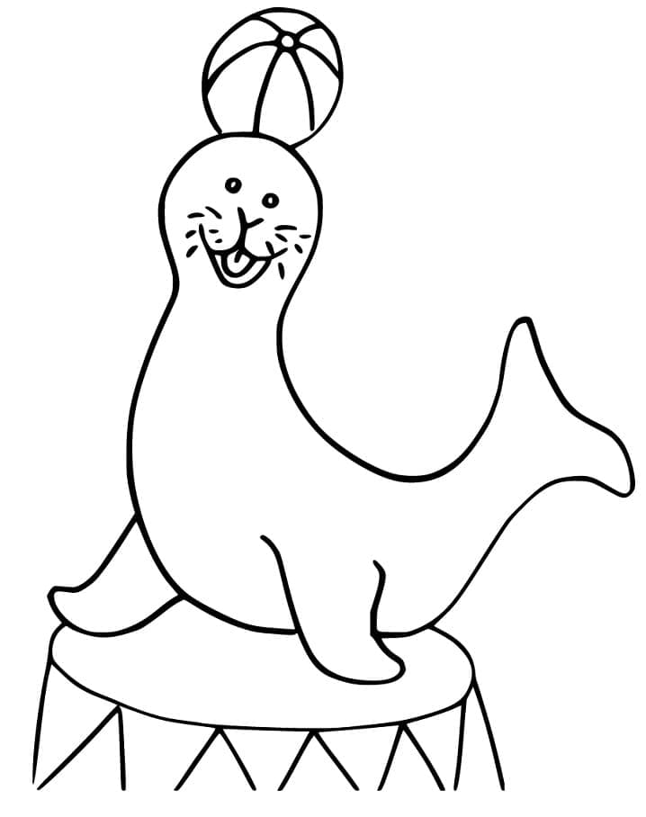 Dibujo gratuito León Marino #192527 de la coleccion Animales para imprimir