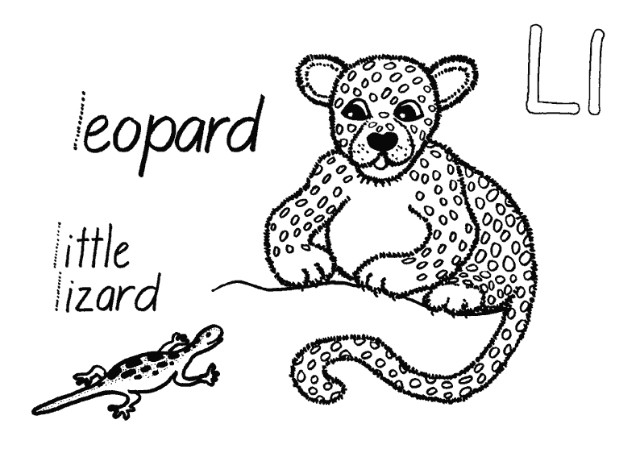 Dibujo para colorear: Leopardo (Animales) #9871 - Dibujos para Colorear e Imprimir Gratis