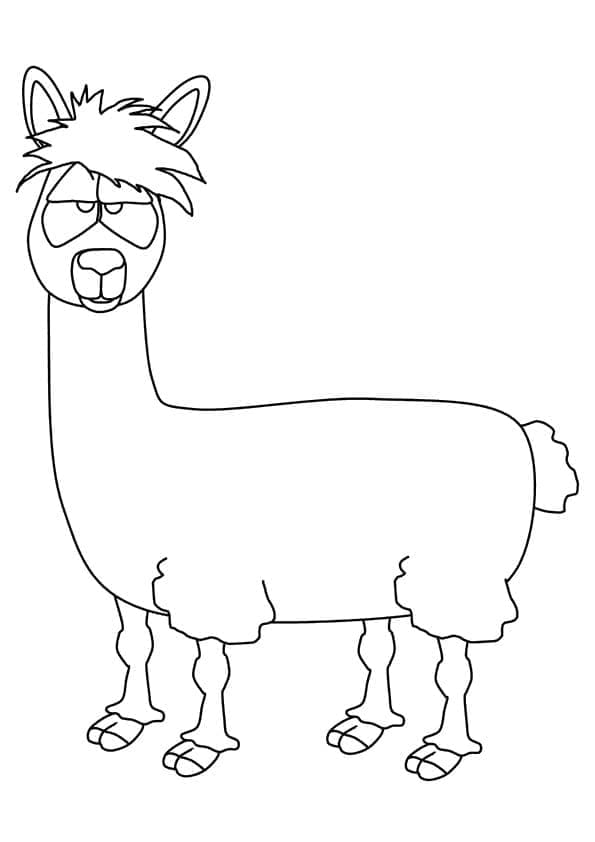 Dibujo gratuito Llama #179531 de la coleccion Animales para imprimir