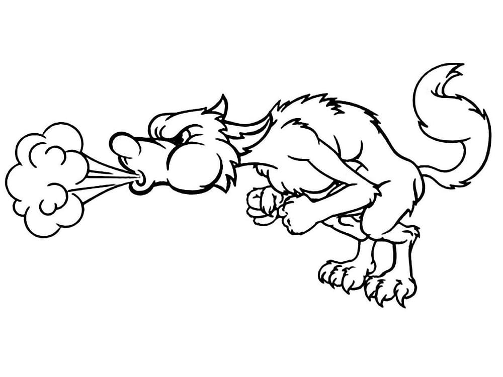 Dibujo gratuito Lobo #175239 de la coleccion Animales para imprimir