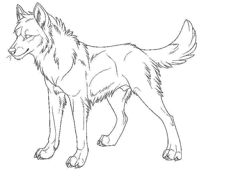 Dibujo gratuito Lobo #175240 de la coleccion Animales para imprimir