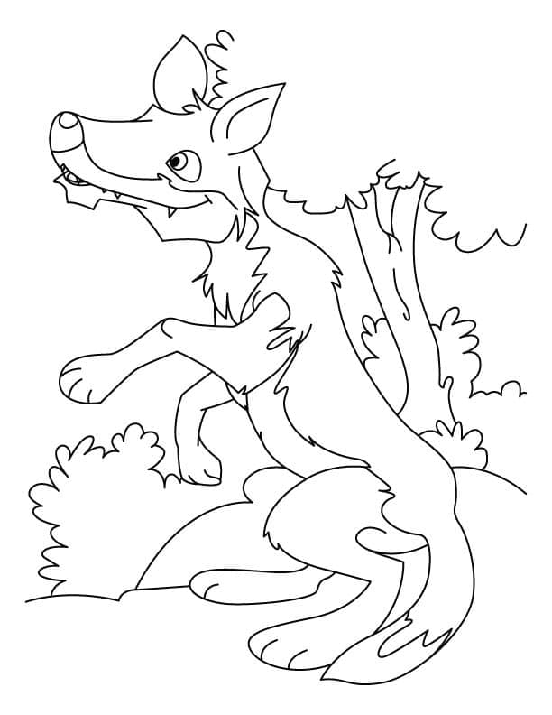 Dibujo gratuito Lobo #175246 de la coleccion Animales para imprimir