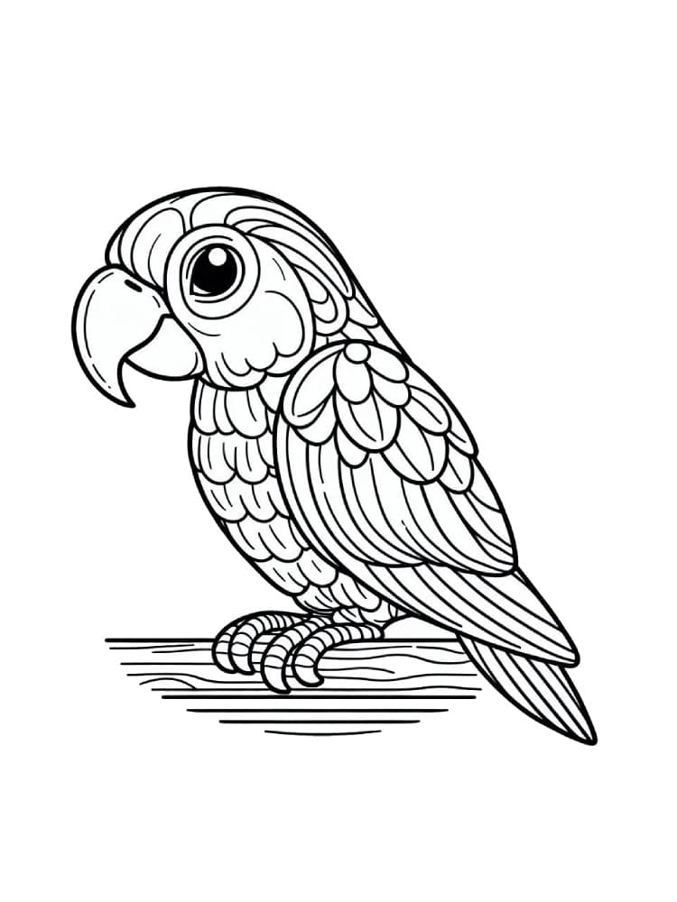 Dibujo gratuito Loro #217789 de la coleccion Animales para imprimir