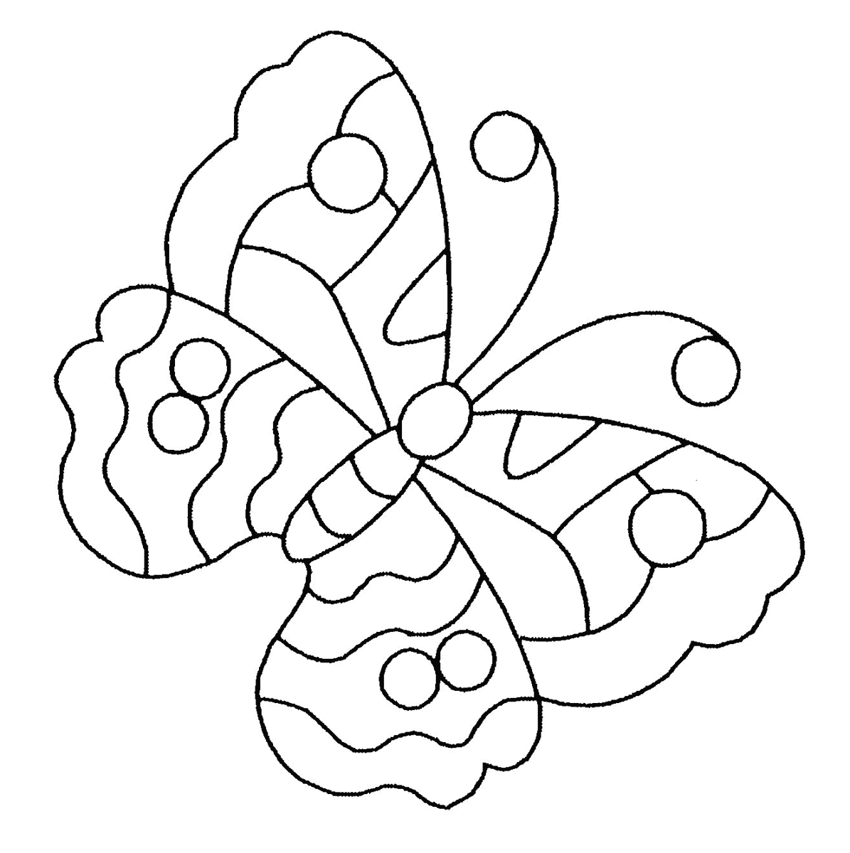 Dibujo para colorear: Mariposa (Animales) #15670 - Dibujos para Colorear e Imprimir Gratis