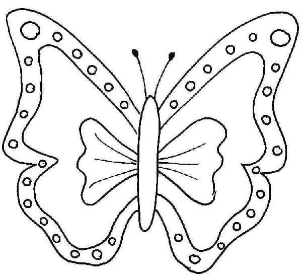 Dibujo para colorear: Mariposa (Animales) #15688 - Dibujos para Colorear e Imprimir Gratis