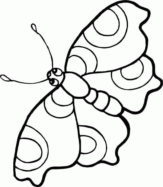 Dibujo para colorear: Mariposa (Animales) #15708 - Dibujos para Colorear e Imprimir Gratis