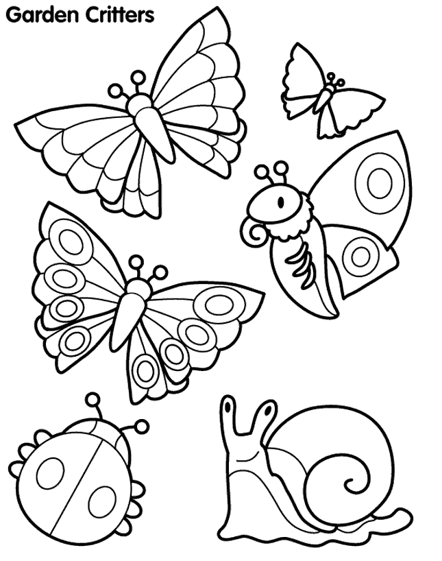 Dibujo para colorear: Mariposa (Animales) #15714 - Dibujos para Colorear e Imprimir Gratis