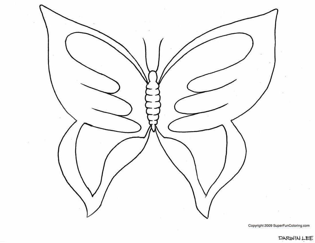 Dibujo para colorear: Mariposa (Animales) #15738 - Dibujos para Colorear e Imprimir Gratis