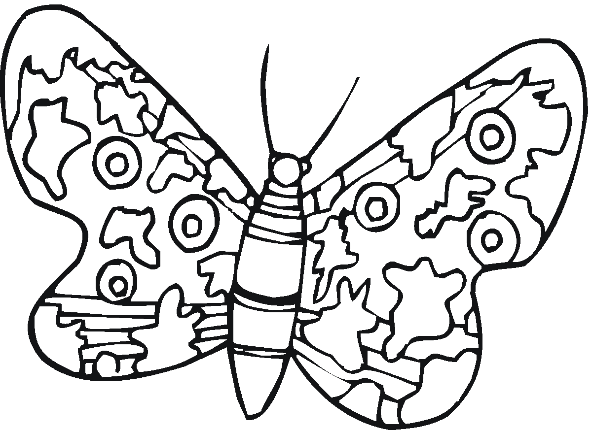 Dibujo para colorear: Mariposa (Animales) #15769 - Dibujos para Colorear e Imprimir Gratis