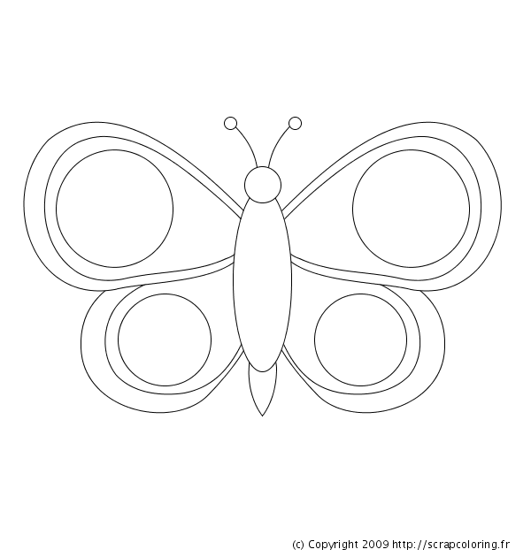 Dibujo para colorear: Mariposa (Animales) #15784 - Dibujos para Colorear e Imprimir Gratis
