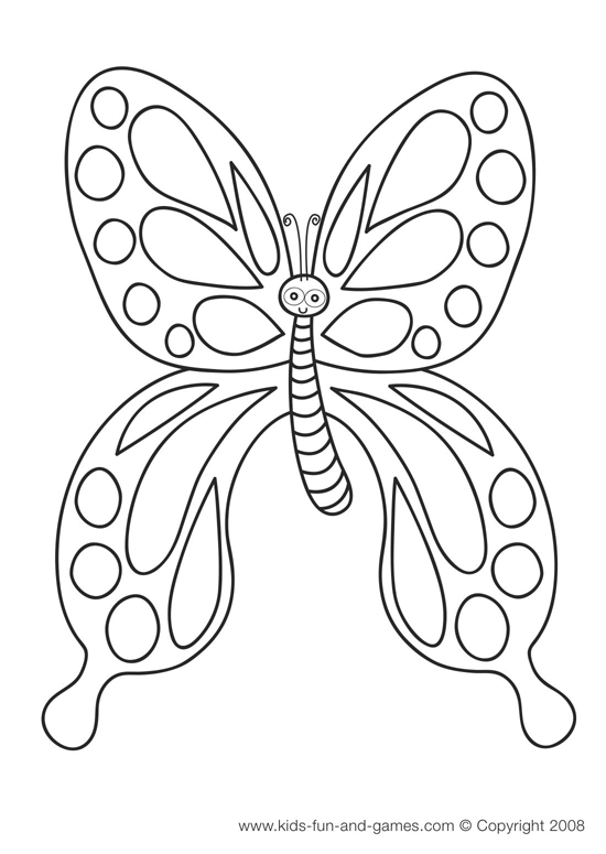 Dibujo para colorear: Mariposa (Animales) #15787 - Dibujos para Colorear e Imprimir Gratis