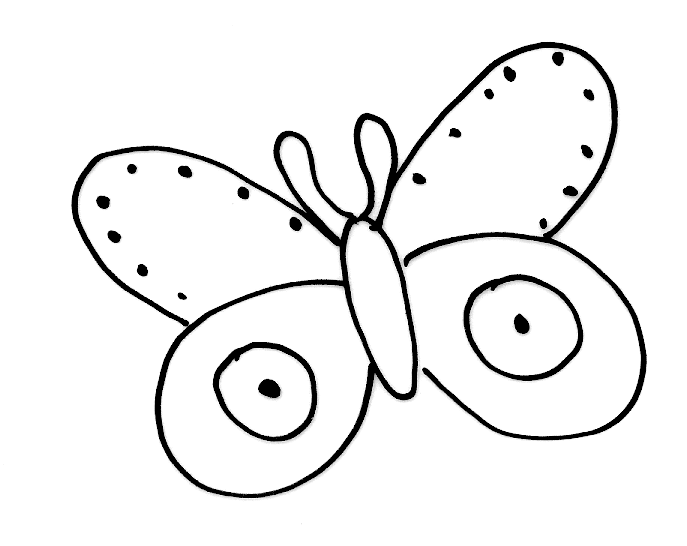Dibujo para colorear: Mariposa (Animales) #15817 - Dibujos para Colorear e Imprimir Gratis