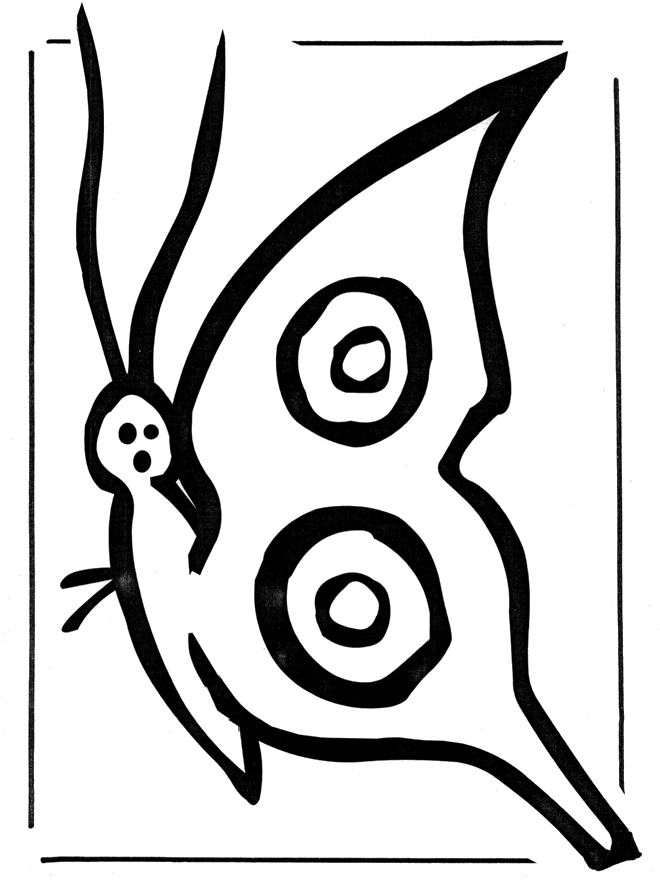 Dibujo para colorear: Mariposa (Animales) #15839 - Dibujos para Colorear e Imprimir Gratis