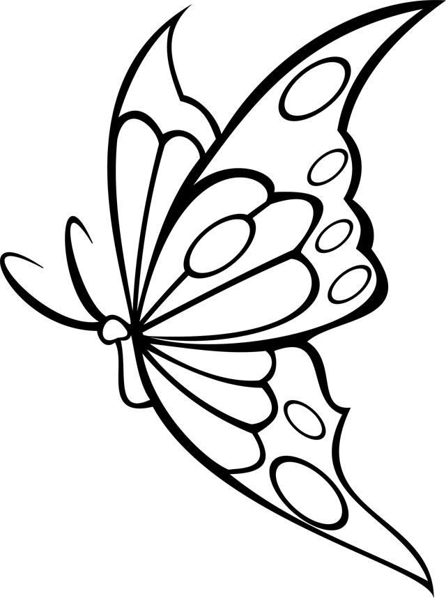 Dibujo para colorear: Mariposa (Animales) #15848 - Dibujos para Colorear e Imprimir Gratis