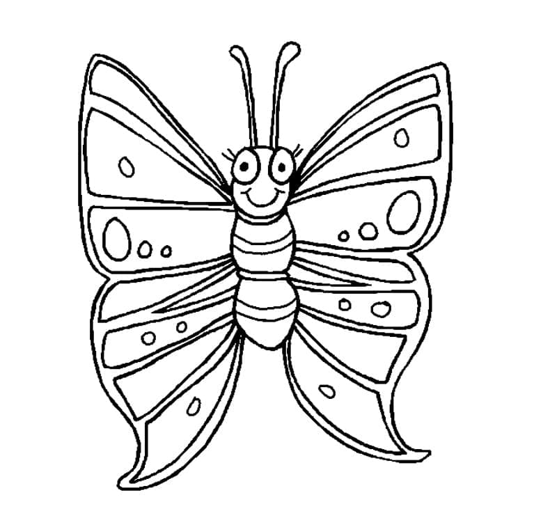 Dibujo gratuito Mariposa #175106 de la coleccion Animales para imprimir