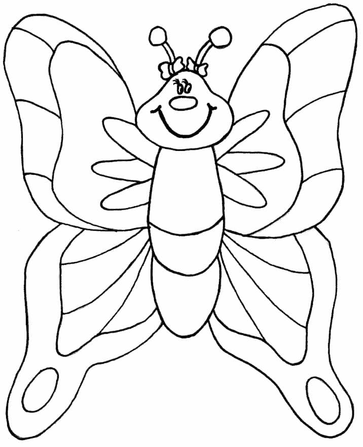 Dibujo gratuito Mariposa #175110 de la coleccion Animales para imprimir