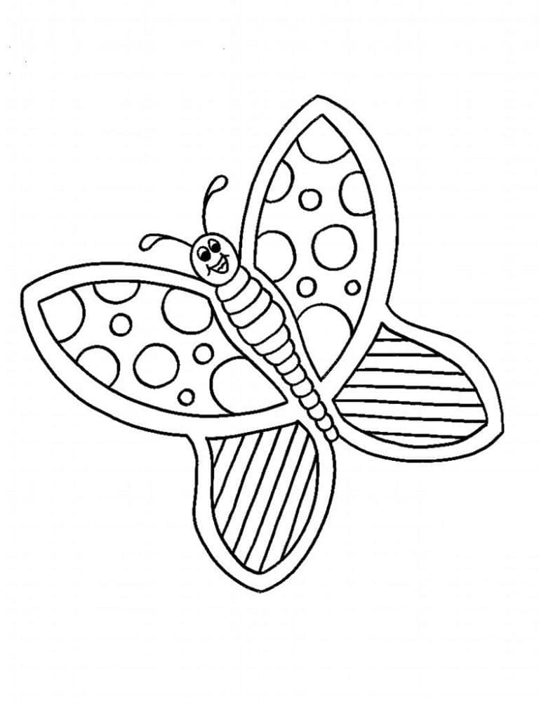 Dibujo gratuito Mariposa #215725 de la coleccion Animales para imprimir