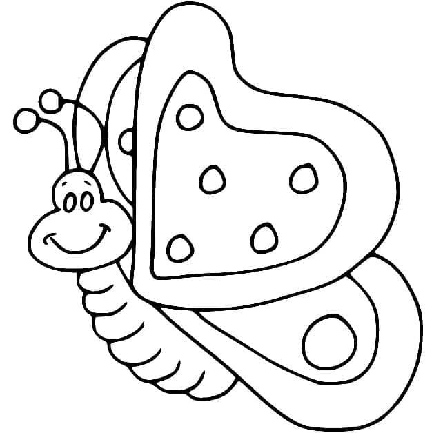 Dibujo gratuito Mariposa #215727 de la coleccion Animales para imprimir