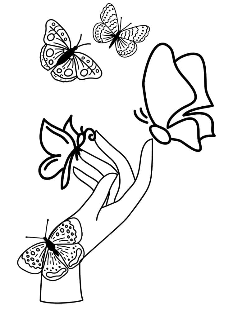 Dibujo gratuito Mariposa #215729 de la coleccion Animales para imprimir