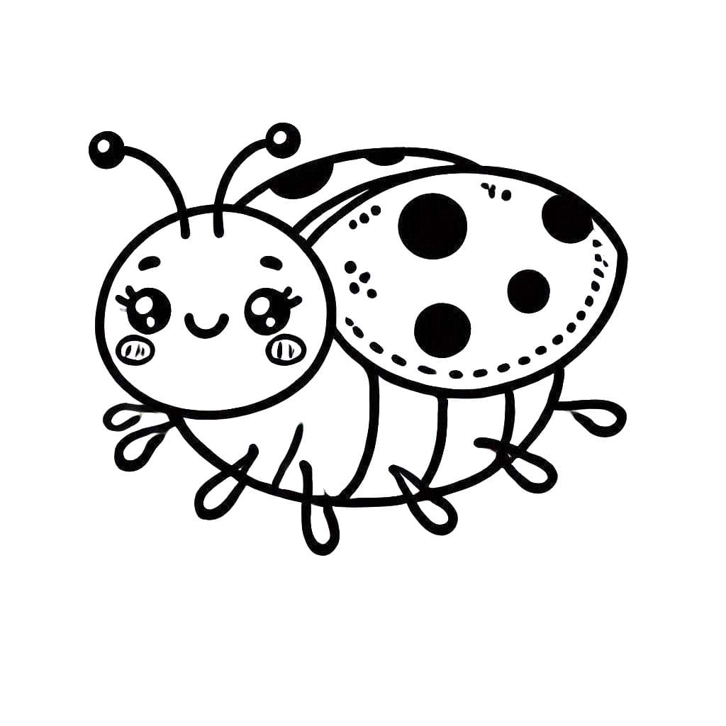 Dibujo gratuito Mariquita #217615 de la coleccion Animales para imprimir