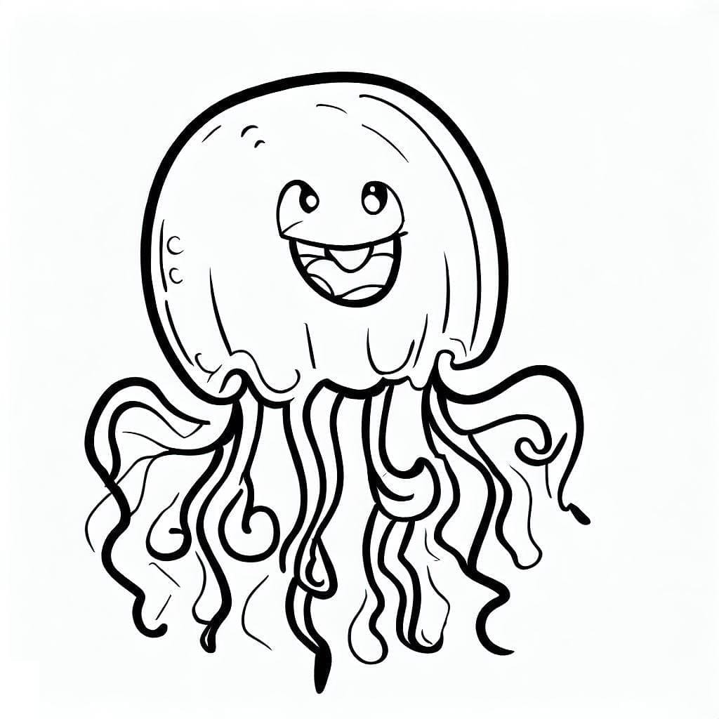 Dibujo gratuito Medusa #208799 de la coleccion Animales para imprimir