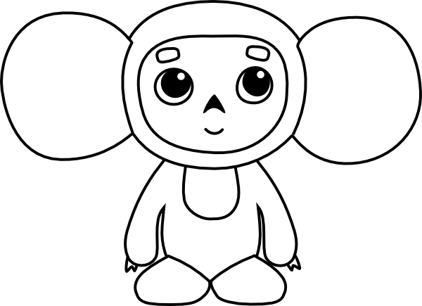 Dibujo para colorear: Mono (Animales) #14237 - Dibujos para Colorear e Imprimir Gratis