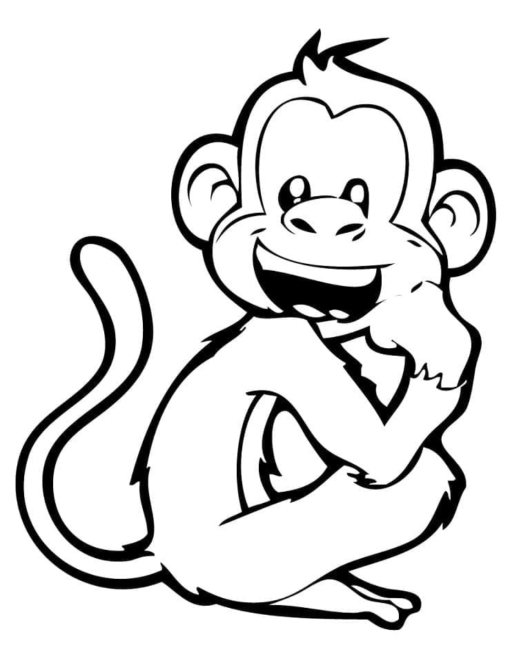 Dibujo gratuito Mono #175050 de la coleccion Animales para imprimir