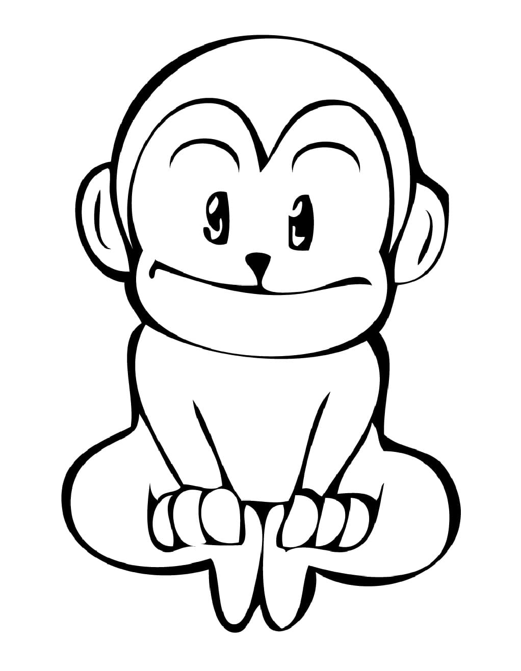 Dibujo gratuito Mono #175057 de la coleccion Animales para imprimir