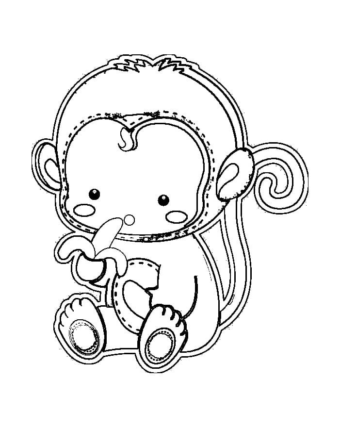 Dibujo gratuito Mono #175060 de la coleccion Animales para imprimir
