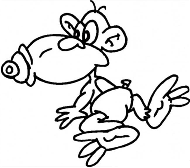 Dibujo gratuito Mono #216786 de la coleccion Animales para imprimir