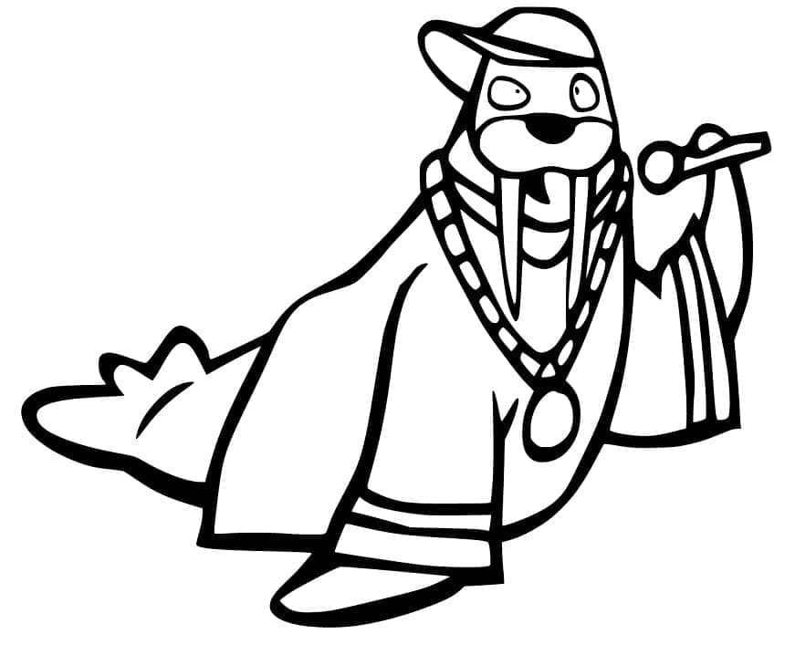 Dibujo gratuito Morsa #208662 de la coleccion Animales para imprimir
