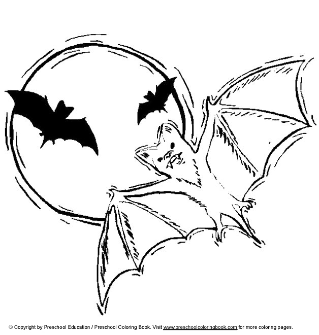 Dibujo para colorear: Muerciélago (Animales) #1979 - Dibujos para Colorear e Imprimir Gratis