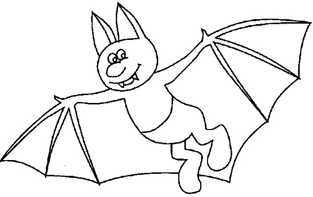 Dibujo para colorear: Muerciélago (Animales) #2005 - Dibujos para Colorear e Imprimir Gratis