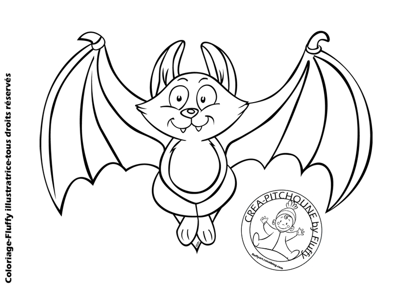 Dibujo gratuito Murciélago #1996 de la coleccion Animales para imprimir